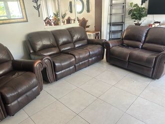 Living leather set