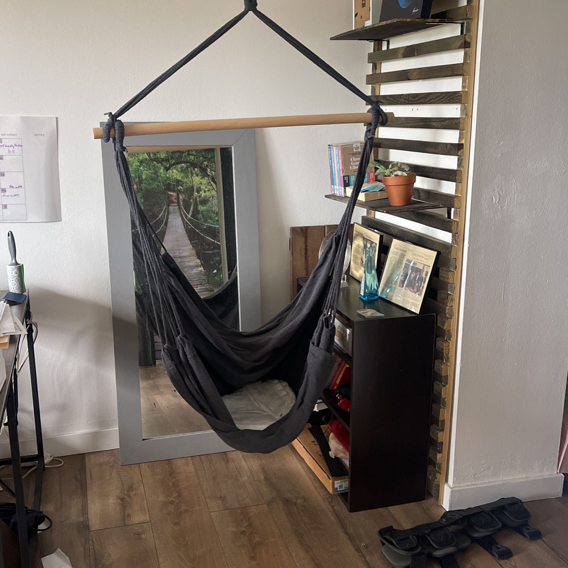 Gray Hanging Chair 