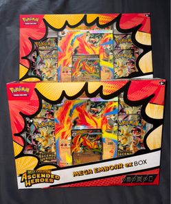 2x Ascended Heroes Mega Emboar Ex Box