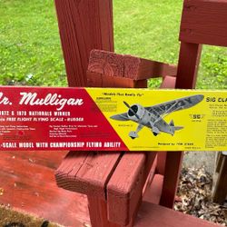 $30 Unopened Mr. Mulligan Model Plane 