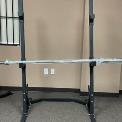 Brand New Squat Rack And Barbell
