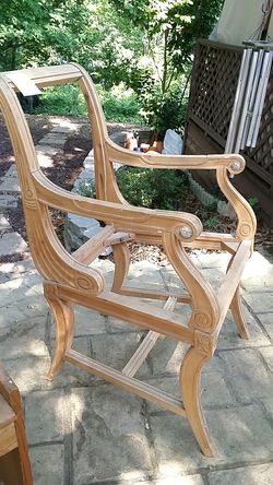 Unfinished chair