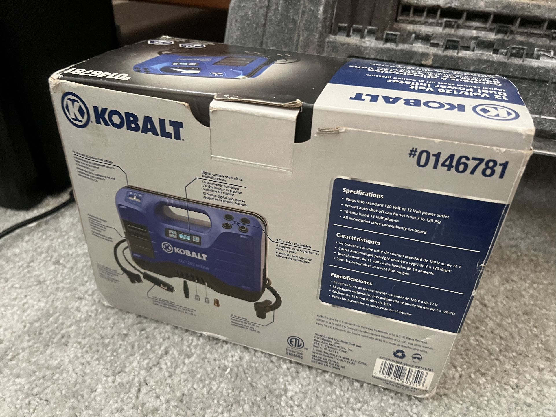 Kobalt Portable Inflator