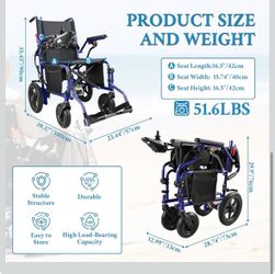 Electric Wheelchair for Adults & Seniors