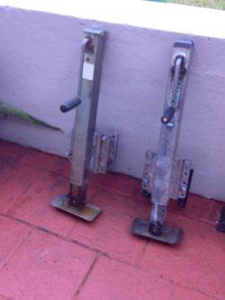 Selling. 2.  Trailer. Jacks.   2500 lbs.   60.00. Each. Or 2.  100.00