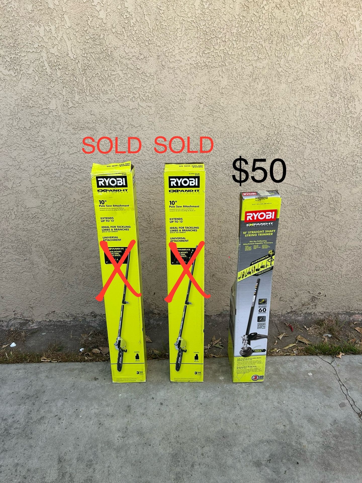 NEW RYOBI EXPAND-IT Shaft Trimmer Attachment
