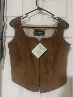 Patricia wolf cowboy vest