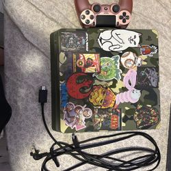 Sony PlayStation 4 Slim Green Camo Console 