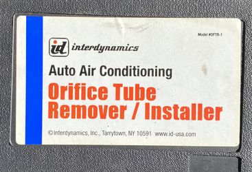 Auto Air Conditioning Origine Tube Removal/installer