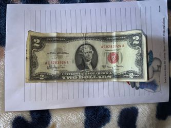 1963 Series A $2 Red Seal US Note