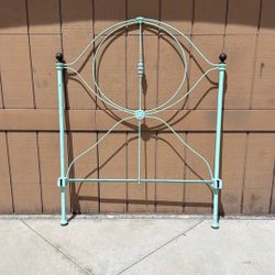 Antique Vintage Twin Iron Headboard