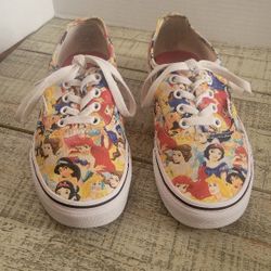 Vans Disney Princess Authentic Sneakers Size 6 Women's