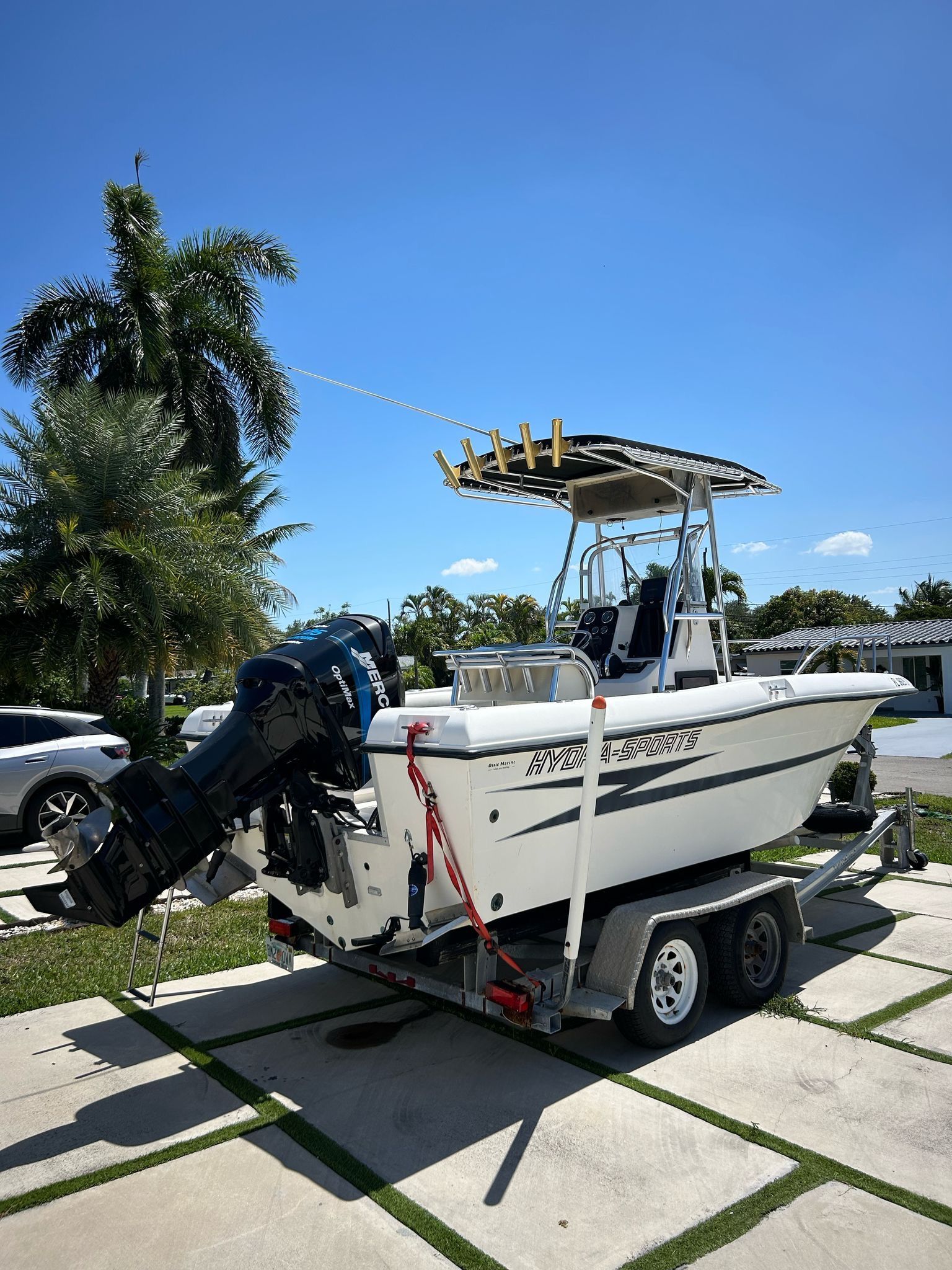 1995 Hydra Sport With With A Like New 2000 MERCURY DFI 225 Optimax