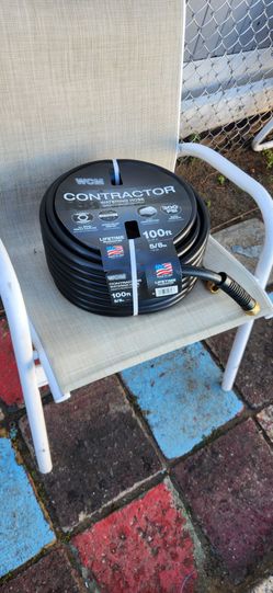 WCM Contractor Watering Hose 100ft 5/8in