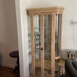 glass armoire 105