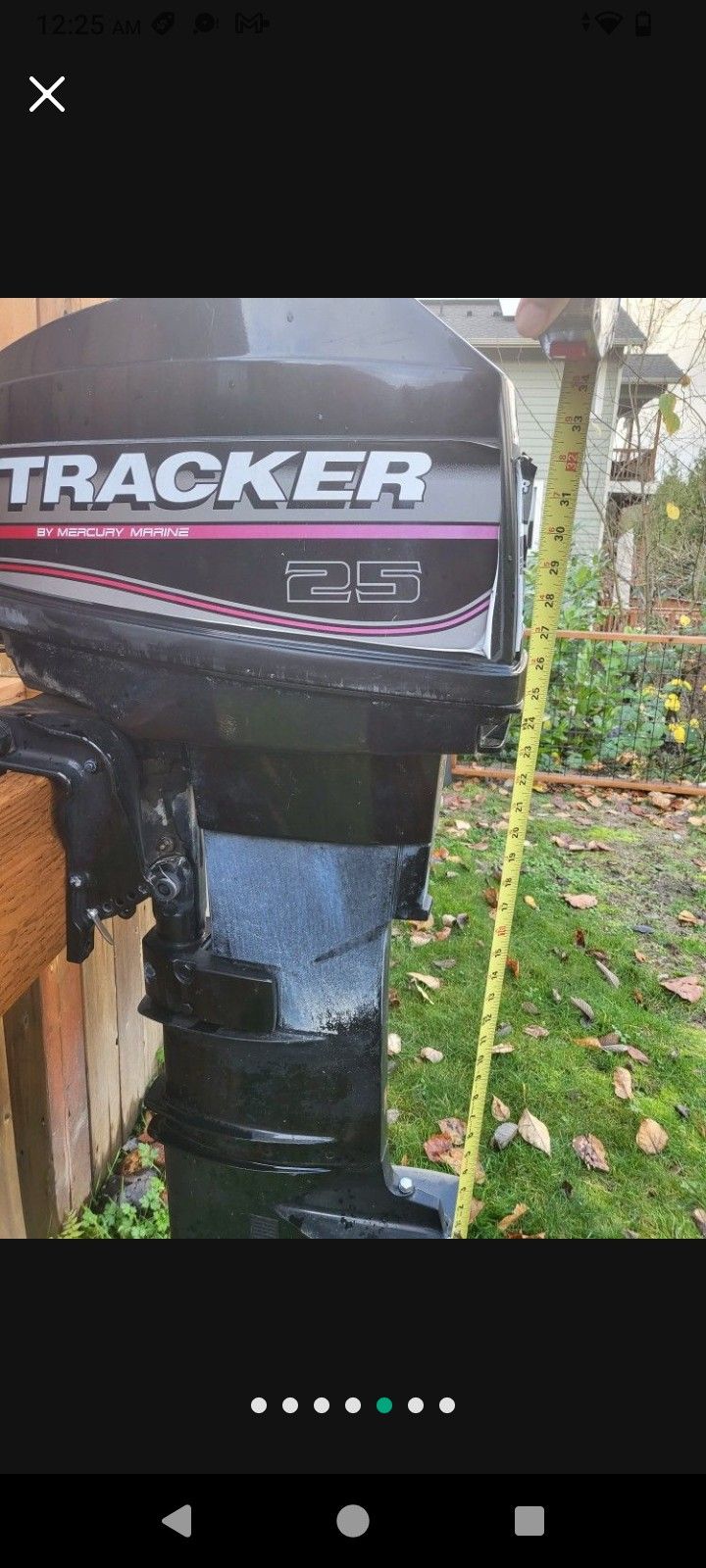 1999 25hp Mercury 2 Stroke