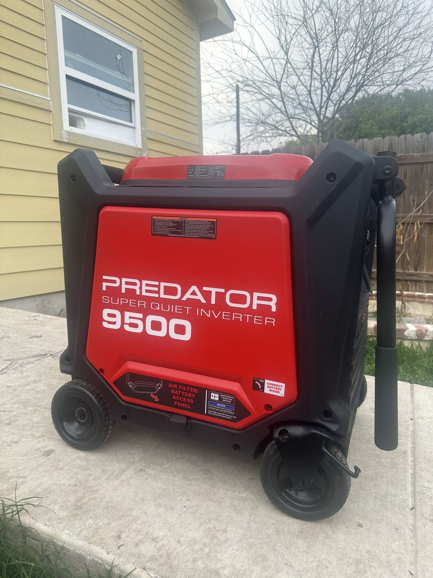PREDATOR 9500 Watt SUPER QUIET Inverter Generator with CO SECURE Technology (0 ) of use