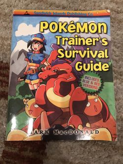 Vintage Gameboy Pokémon Red Blue Yellow Pokemon Trainer’s Survival Guide By Mark MacDonald Gameboy Video Game Strategy Guide