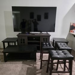 Samsung 80" Smart TV and Furniture 