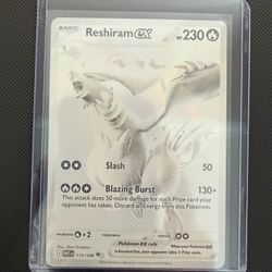 Reshiram ex Black/White Rare White Flare