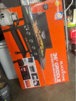 Griddle 36” black stone