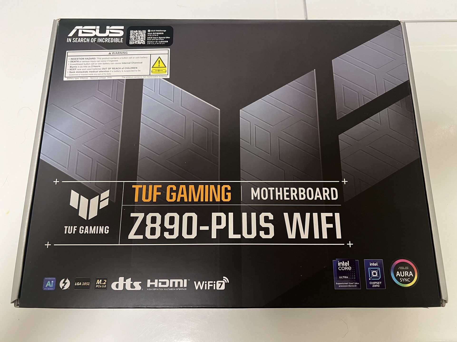 ASUS TUF GAMING Z890 ATX Motherboard 