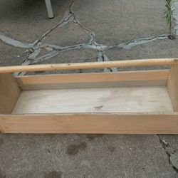 Handmade Wood Tool Box/ Plant Holder/ Or Anything You Want It To Be
