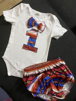 Baby birthday outfit