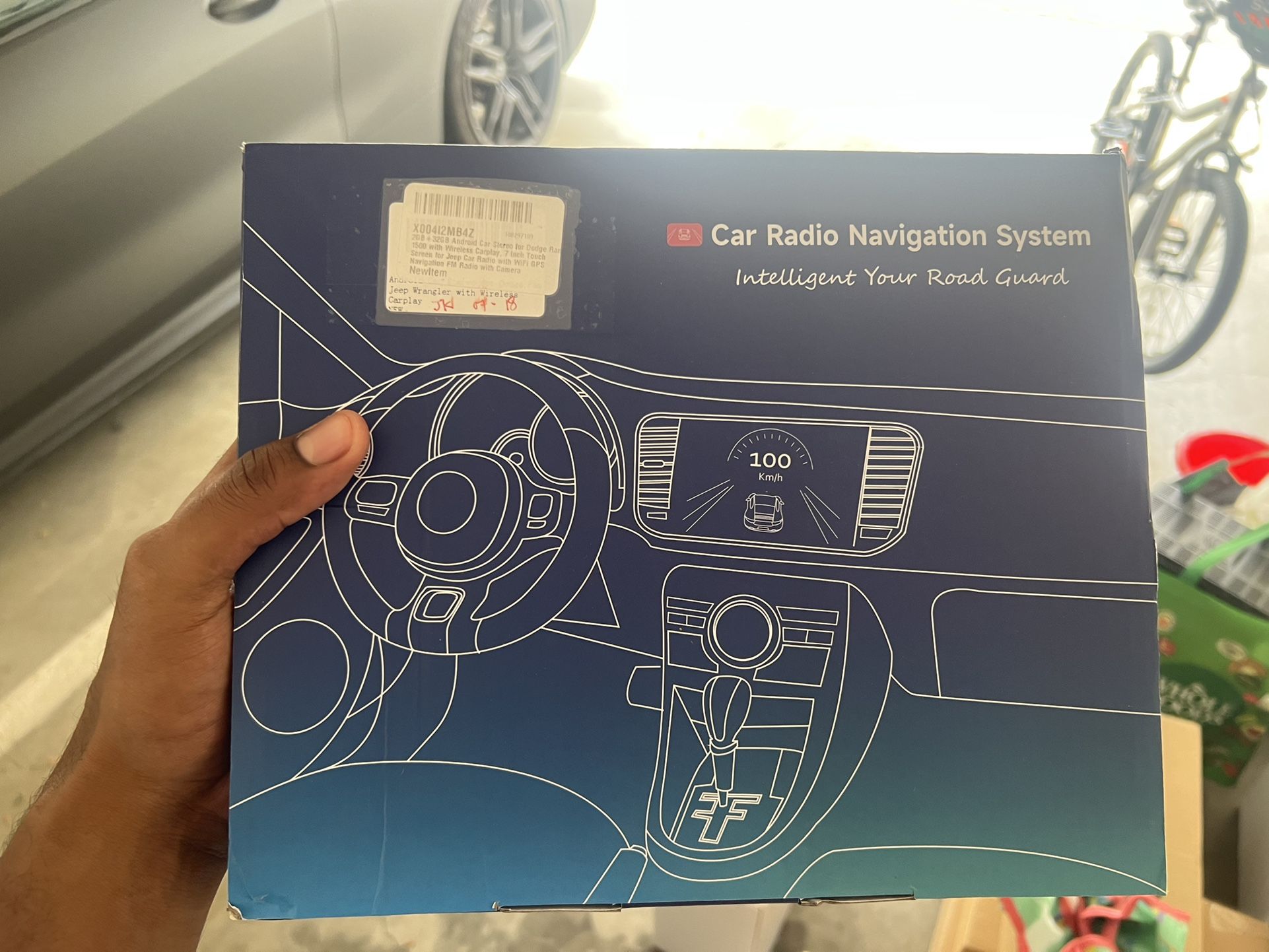 Car radio navigation system