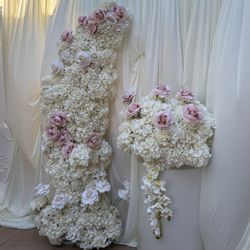 Artificial Flower Arrangements / Backdrop 