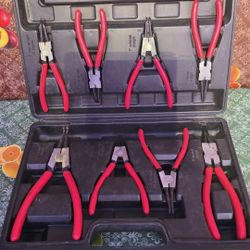 ICON Precision Snap Ring Pliers, 8-Piece  Internal/external  And Hard  Case 