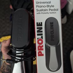 Proline Universal Piano-Style Sustain Pedal (For Keyboards)