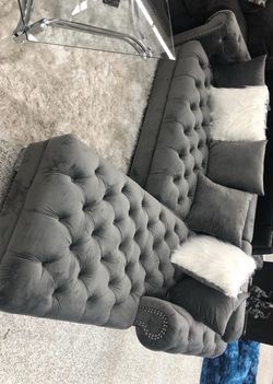 Gray Sectional -Couch - Free Delivery