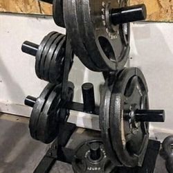 CAP Barbell Olympic 2-Inch Plate Rack RK-2A (PLATES NOT INCLUDED)