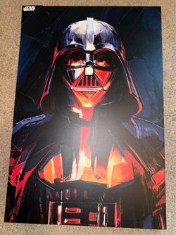 Star Wars framed poster