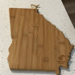 New Georgia Bamboo Serving Charcuterie Cutting Board 10x12.5