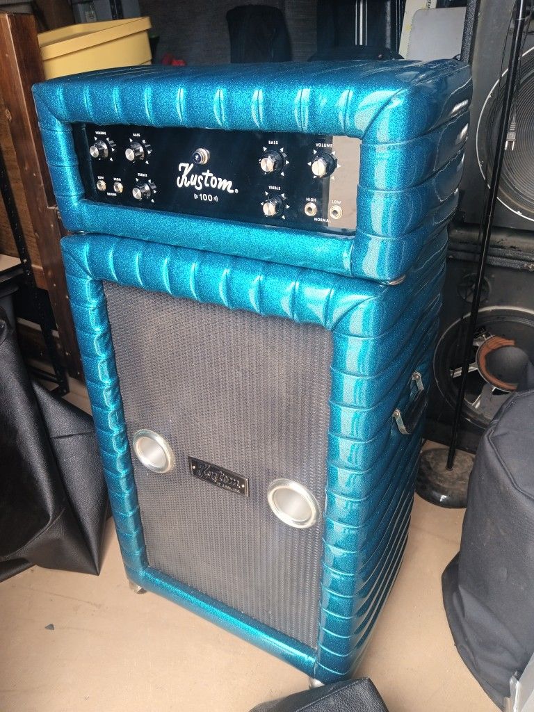Kustom Amp And Speaker Vintage Sound Equipment