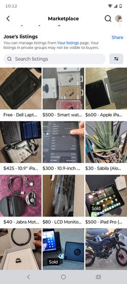 My Facebook Marketplace