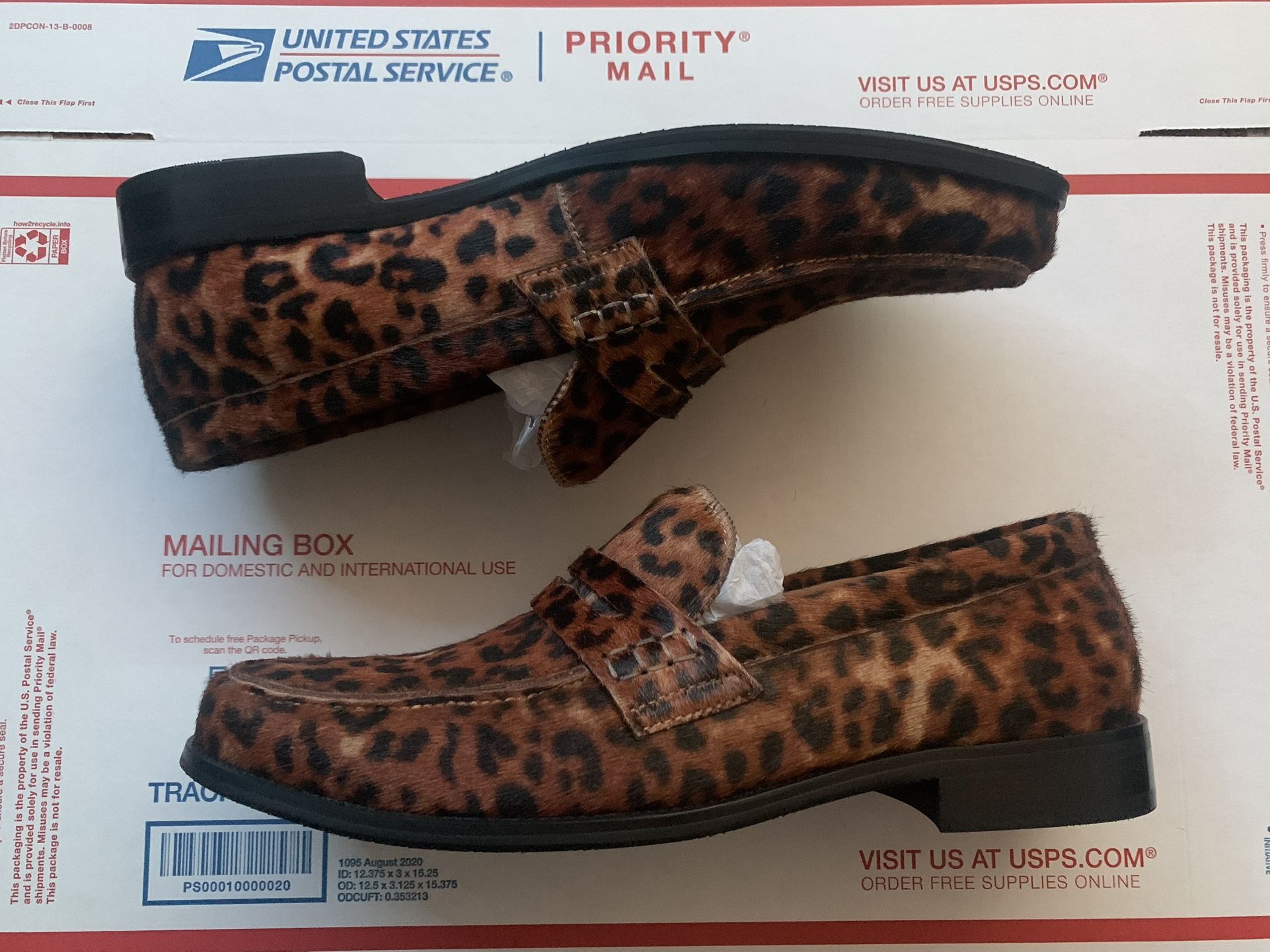 Steve Madden Mens Leopard Dress Shoes Size 10 *Brand New*