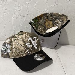 MLB new era Oakland A’s realtree camo black brim  1989 battle of the bay works series patch 9forty a frame SnapBack hats