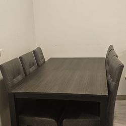 Dinning Table With 6 Chairs