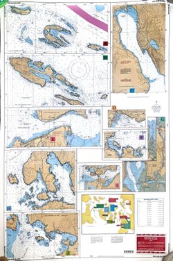 San Juan Islands Chart #43 & Chart Case