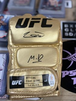Mauricio Ruffy x Jean Silva Dual Auto UFC Glove