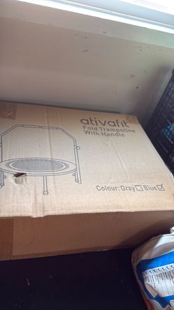 Brand new fold trampoline with handle