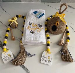 Set adornos de abeja