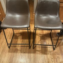2 Bar/Counter Height Chairs