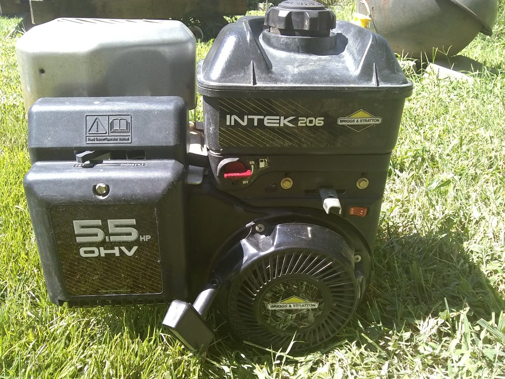 Briggs and Stratton 5.5HP Intek 206 Motor OHV Horizontal Shaft from Pressure Washer