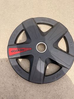 XMark Texas Star 45 lb Olympic Weight Plate - Single