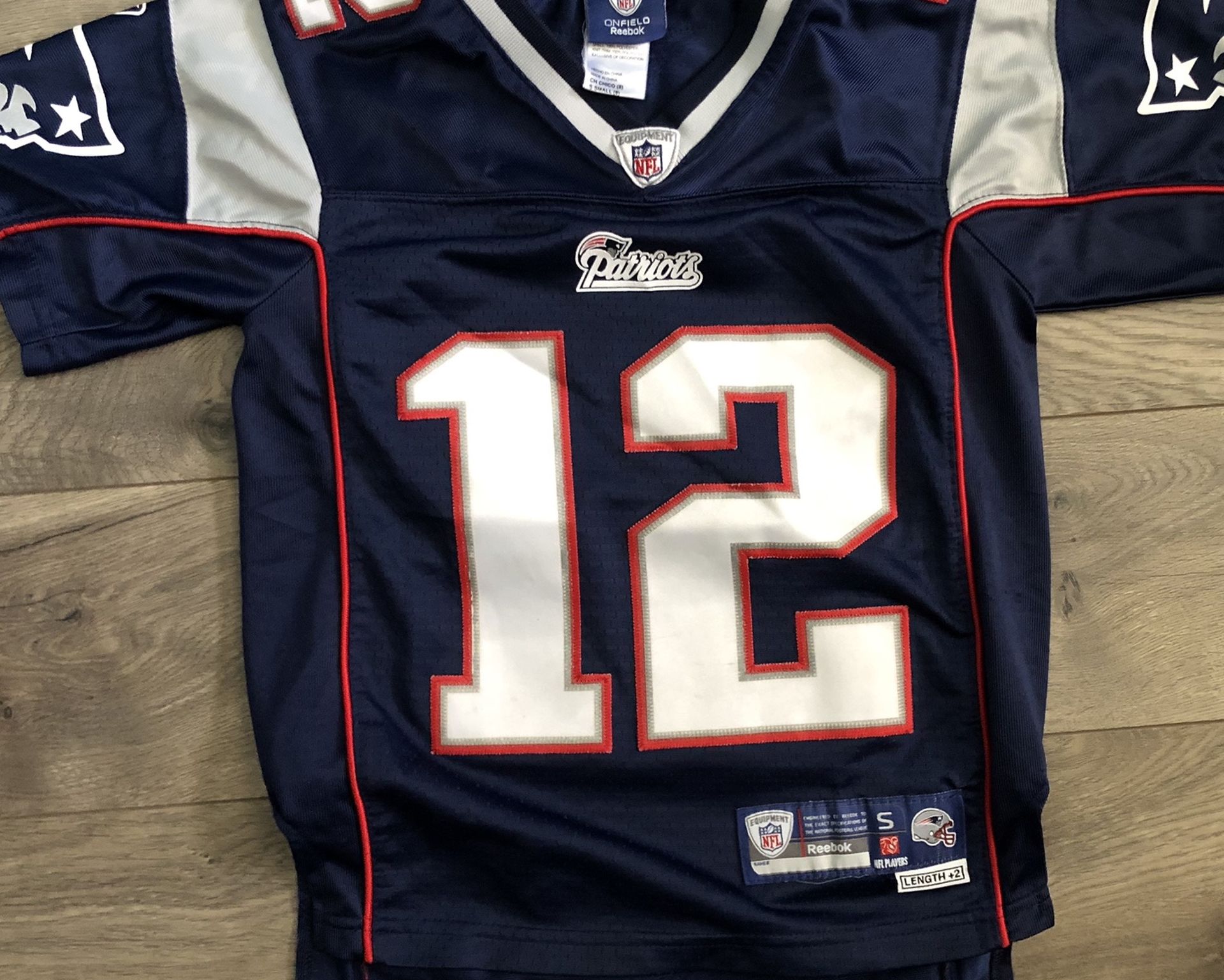 Tom Brady NFL New England Patriots Stitched Jersey Youth Kids Size Small