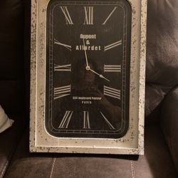 Antique Wooden Clock 